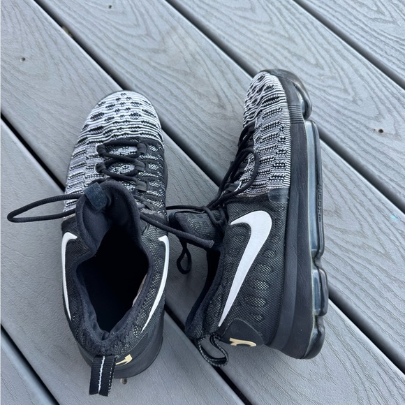 Nike KD 9 “Oreo” Black White Basketball Shoes Men’s Size 11 - Picture 3 of 7